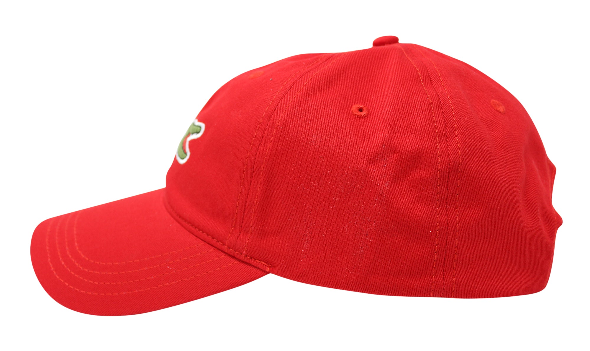 Lacoste Men's Classic Large Croc Logo Cap with Leather Strap