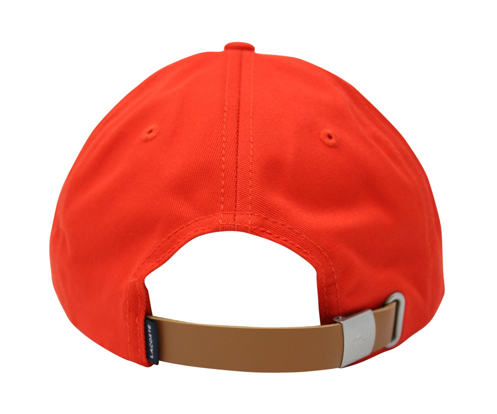 Lacoste Men's Classic Large Croc Logo Cap with Leather Strap