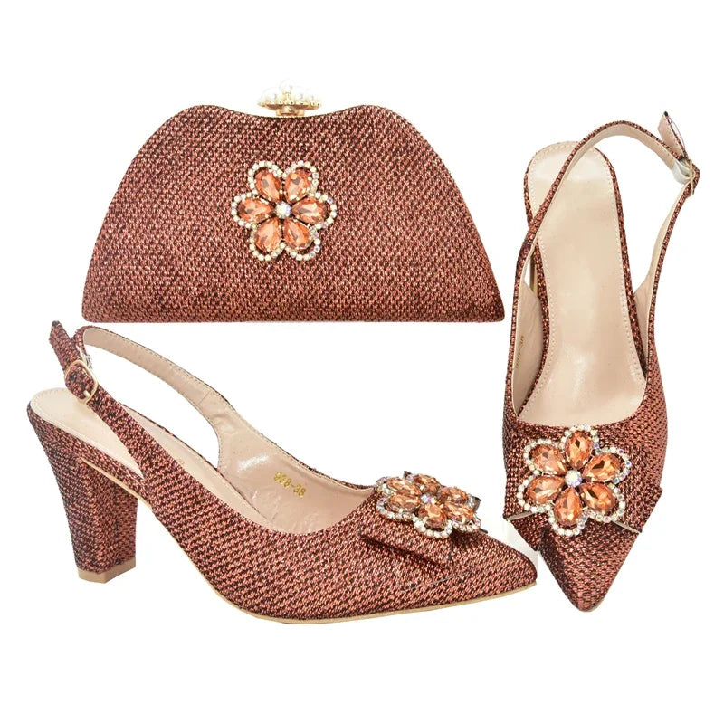 Latest Shoes and Bag Set African Sets NBG45