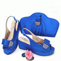 Ladies Shoes With Matching Bag Set for Party ED320