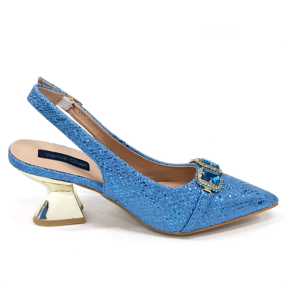 Newest Style Platform Shoes and Matching Bag Set JH654