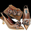Italian Shoes And Bag Sets For Evening Party ED128
