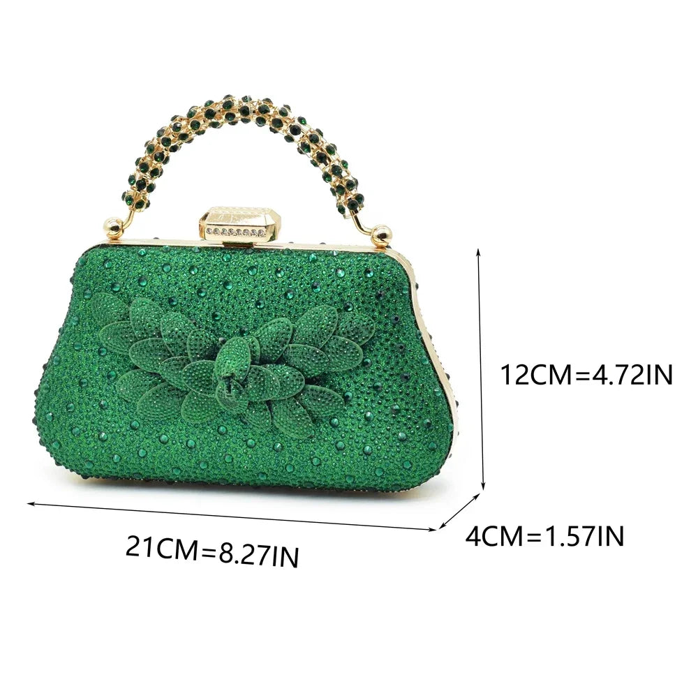 Women's Wedding Pointed Toe Shoes and Bag Set- ED123