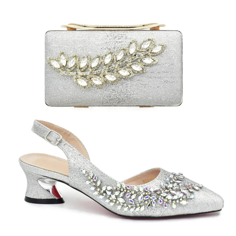 Latest Italian Shoe and Bag Set GBH56