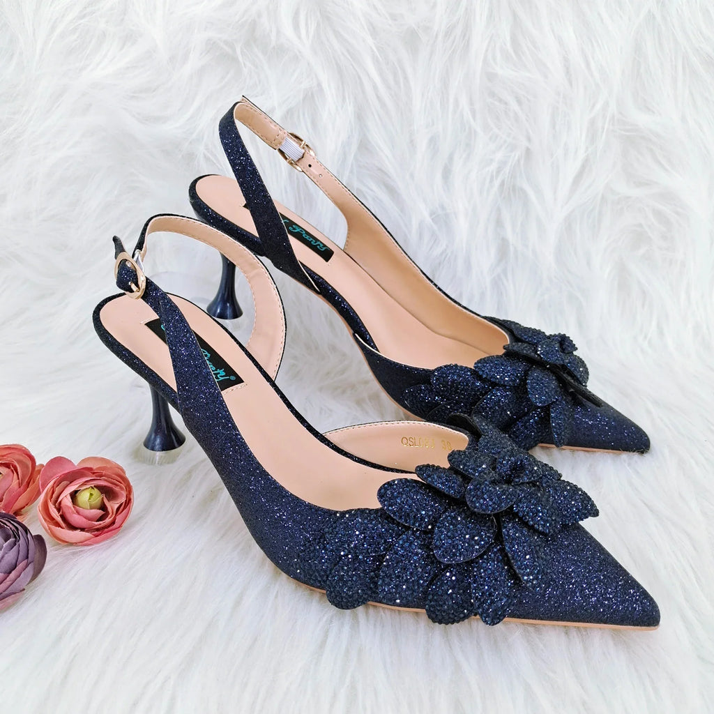 Latest Ladies Bag and Shoes Set EDN106