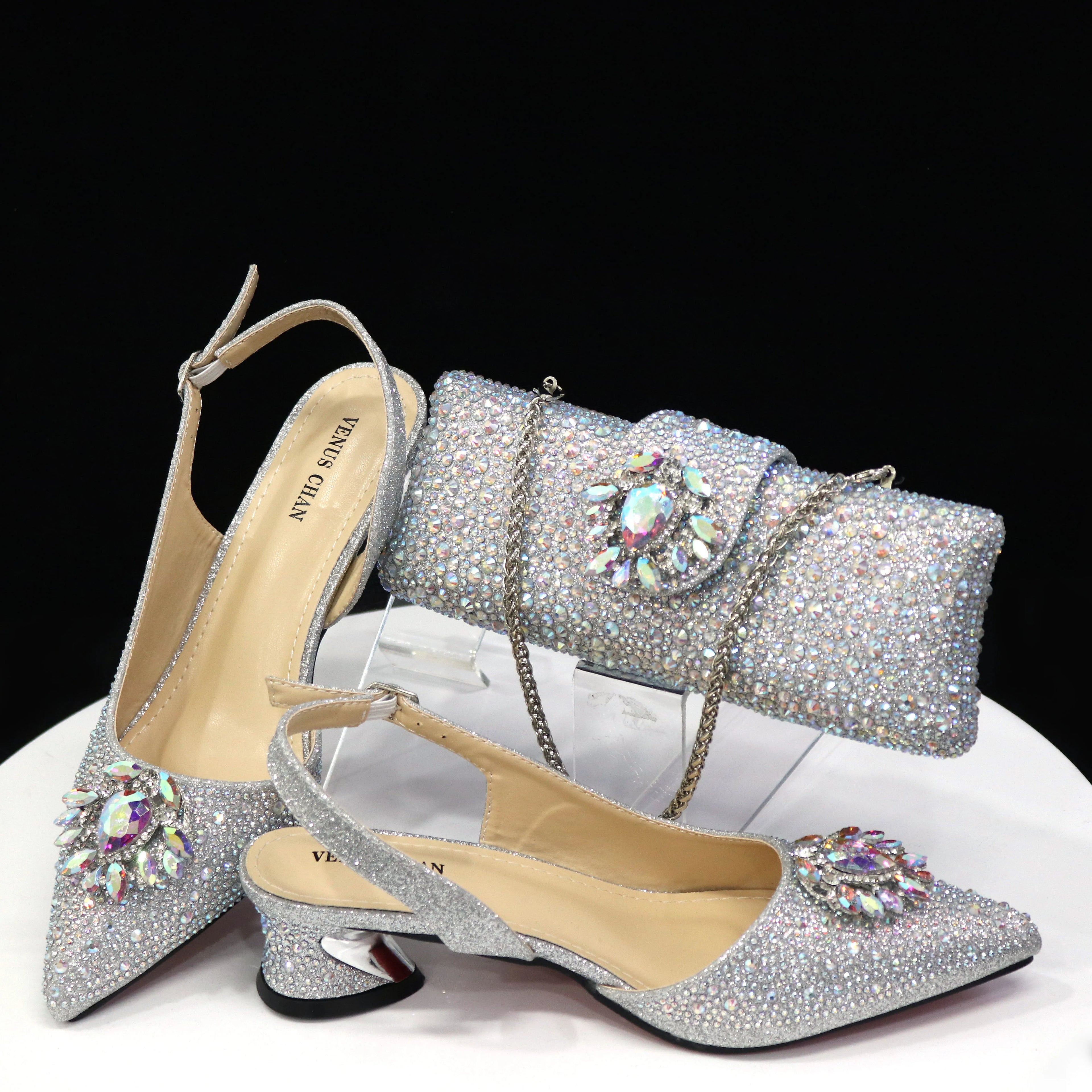 Ladies Shoes and Bags To Match Set ED1291