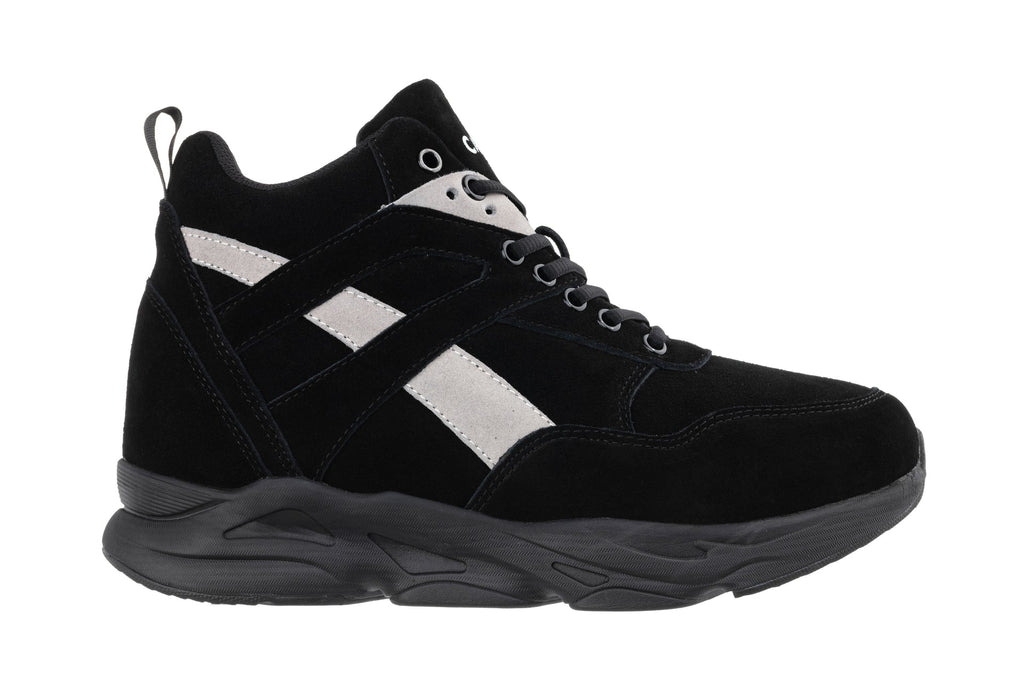 CALTO - S33594 - 4 Inches Taller (Black/Grey) - Sneakers