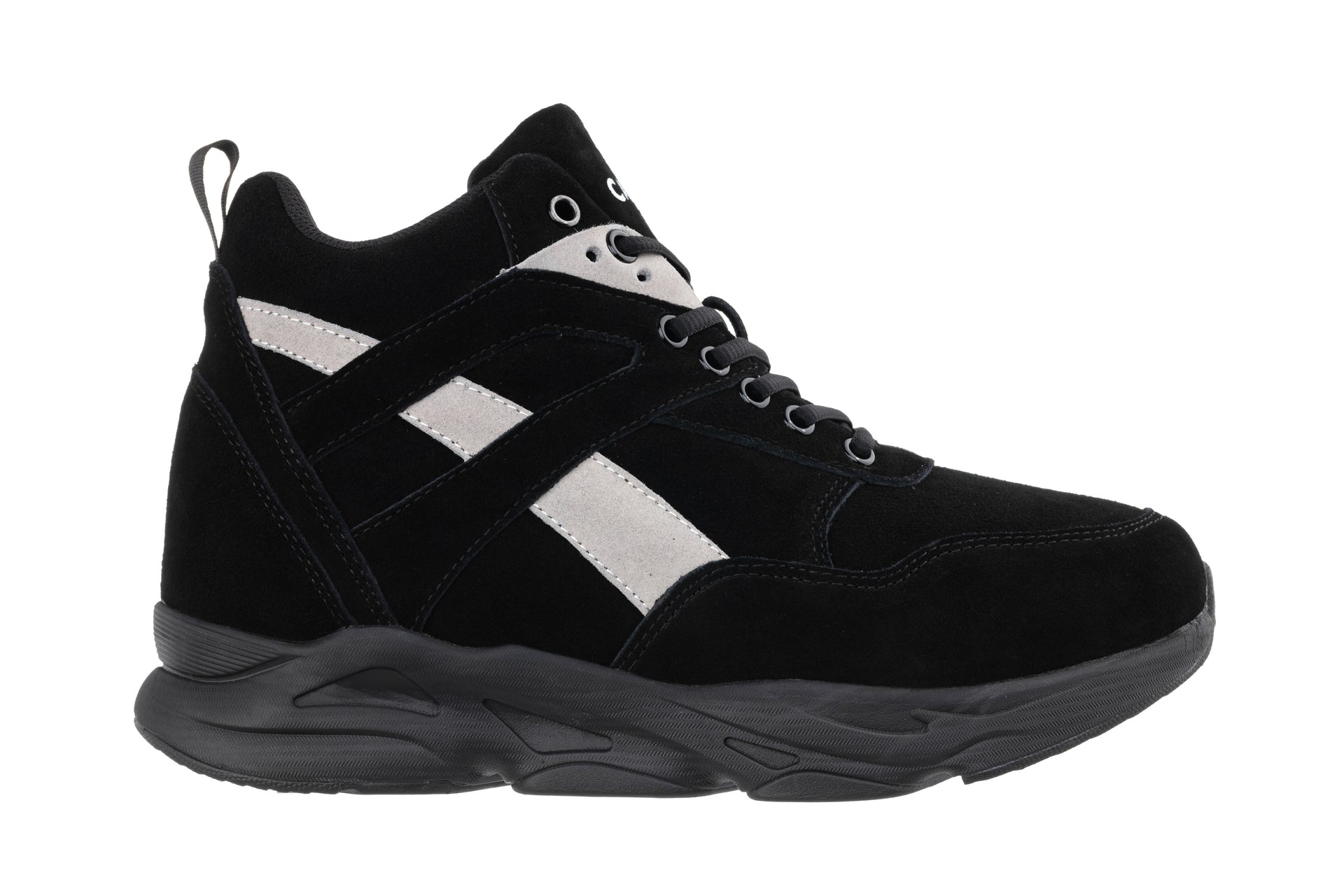 CALTO - S33594 - 4 Inches Taller (Black/Grey) - Sneakers