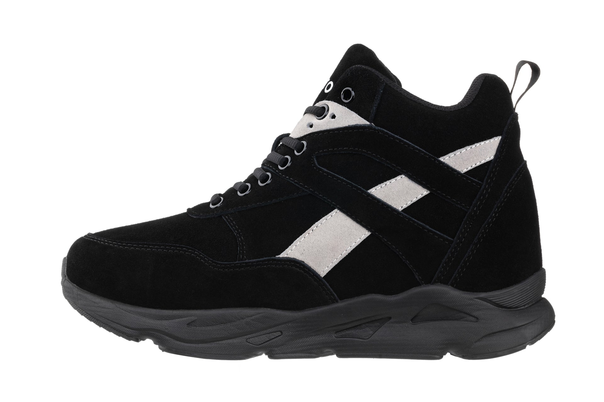 CALTO - S33594 - 4 Inches Taller (Black/Grey) - Sneakers