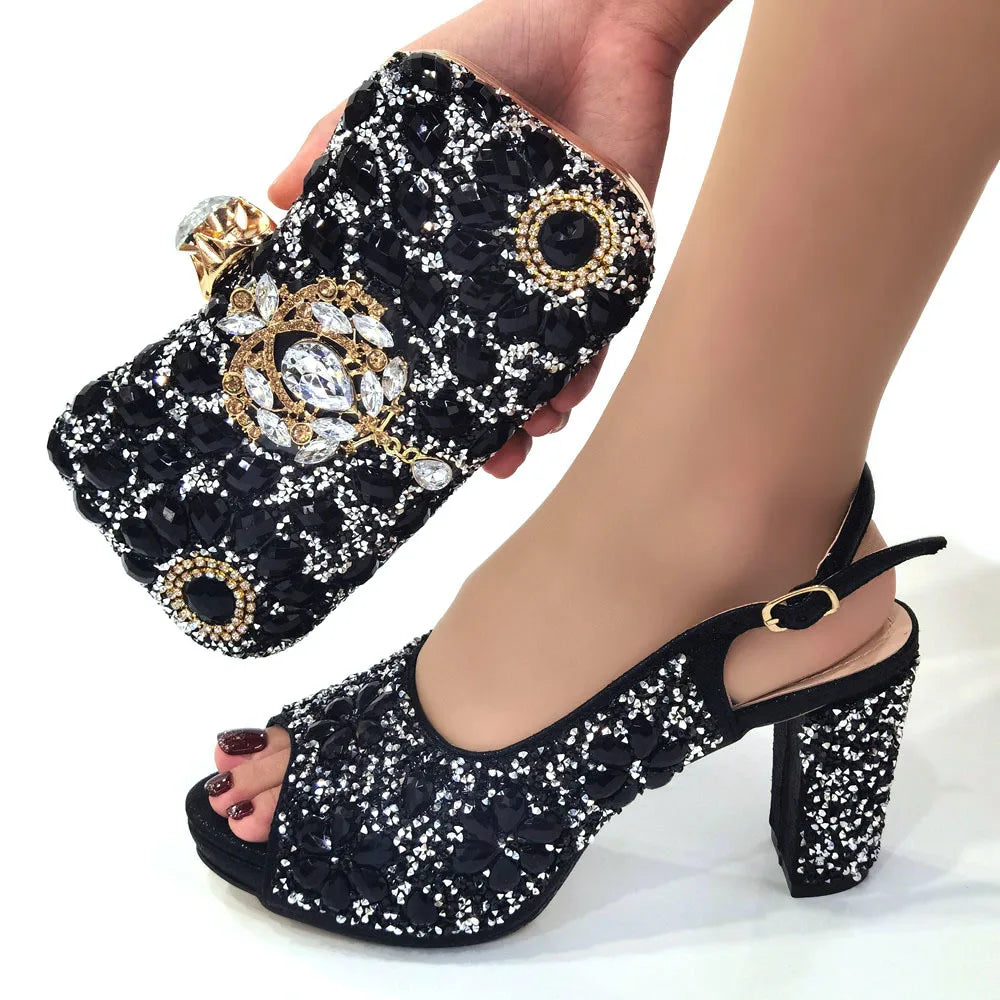 Women's Shoes and Bags To Match Set EDN104