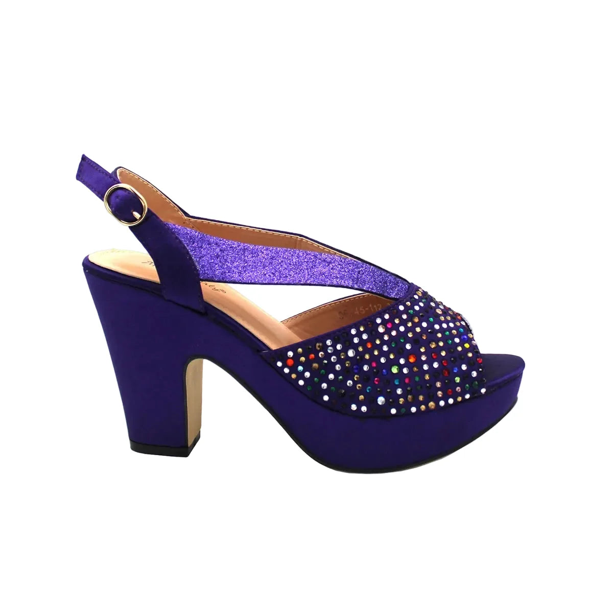 Latest African Women Shoes and Bag Set EDN23