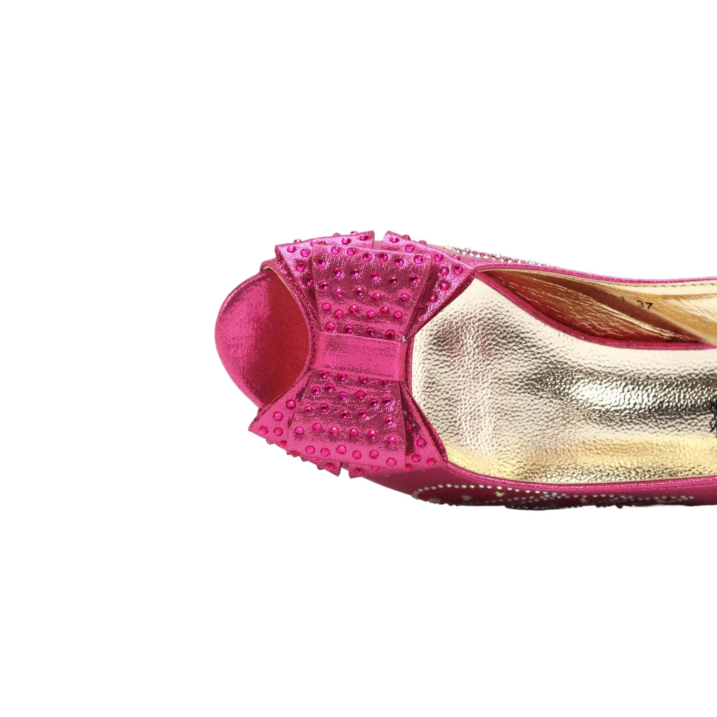 Women's Shoes and Bag Set Peep Toe EDN101