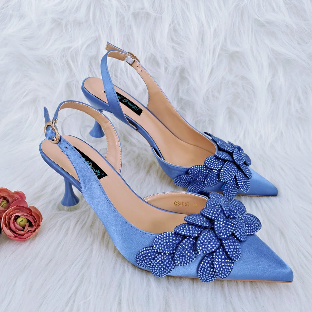 Latest Ladies Bag and Shoes Set EDN106