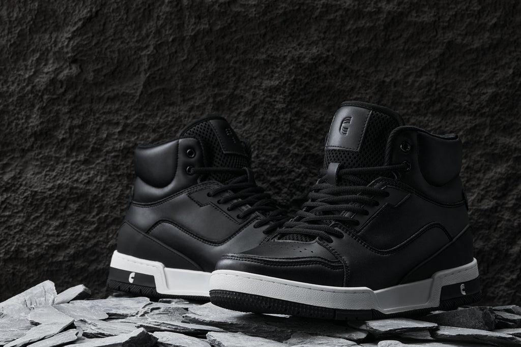 CALTO - S4750 - 3 Inches Taller (Black) - High Top Sneakers