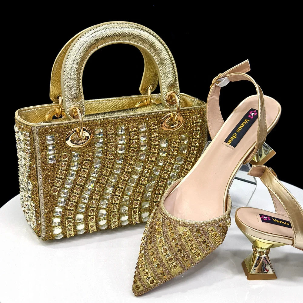 Matching Women Shoe and Bag Set ED130