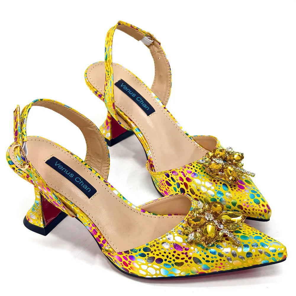 New Ladies Heels And Matching Bag Set EDNBG54