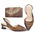Latest Italian Shoe and Bag Set GBH56