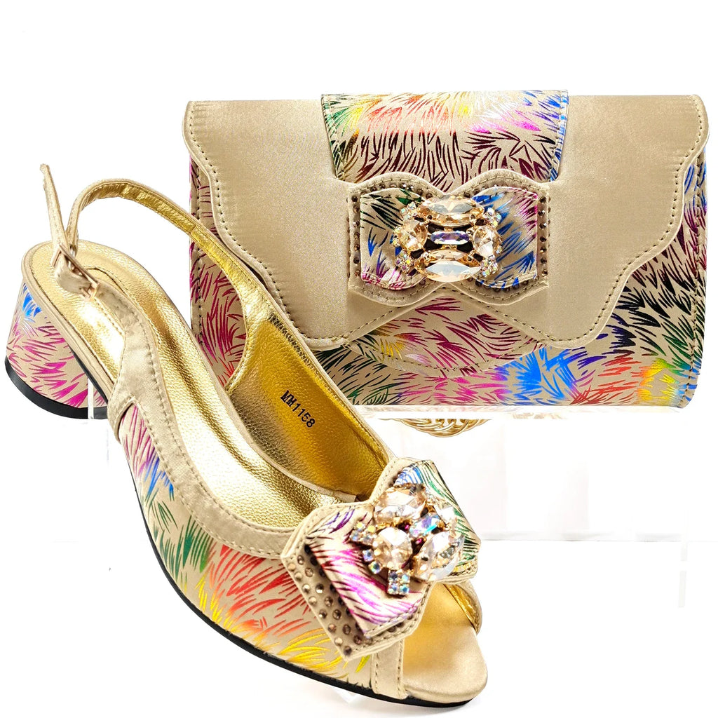 Italian Matching Shoe and Bag Set HKK1-10