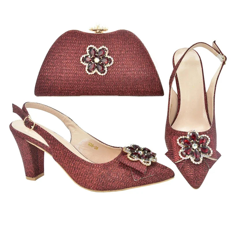 Latest Shoes and Bag Set African Sets NBG45