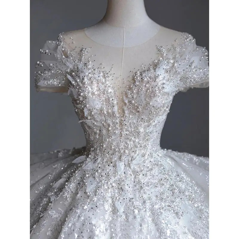 High-end French Wedding Gown EDW216