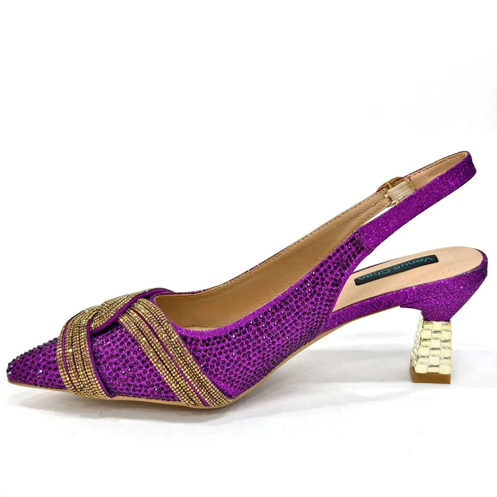 Ladies Italian Design Shoes And Bag Set EDS23
