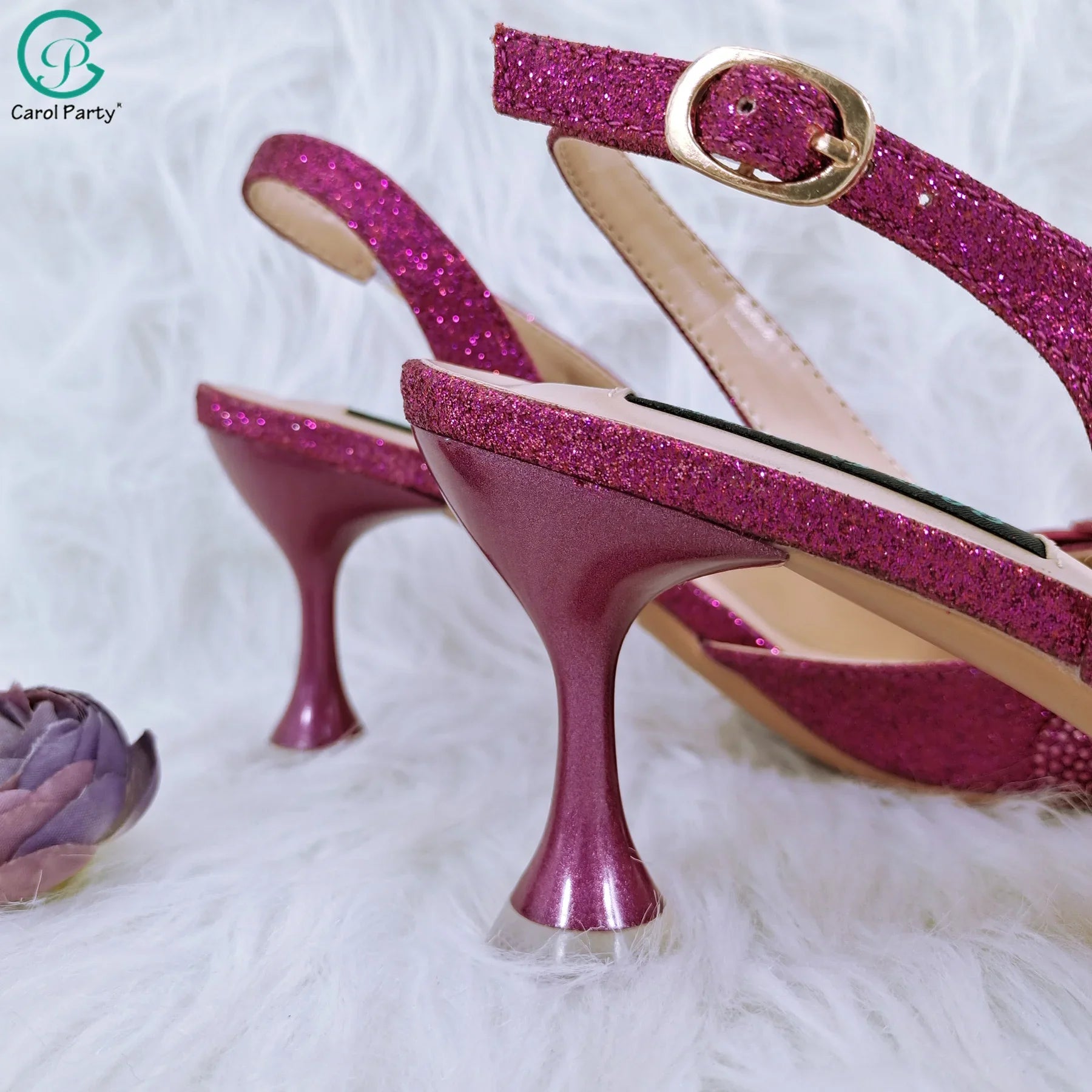 Latest Ladies Bag and Shoes Set EDN106