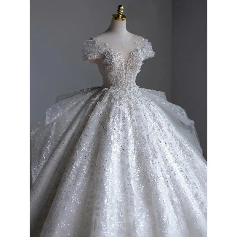 High-end French Wedding Gown EDW216