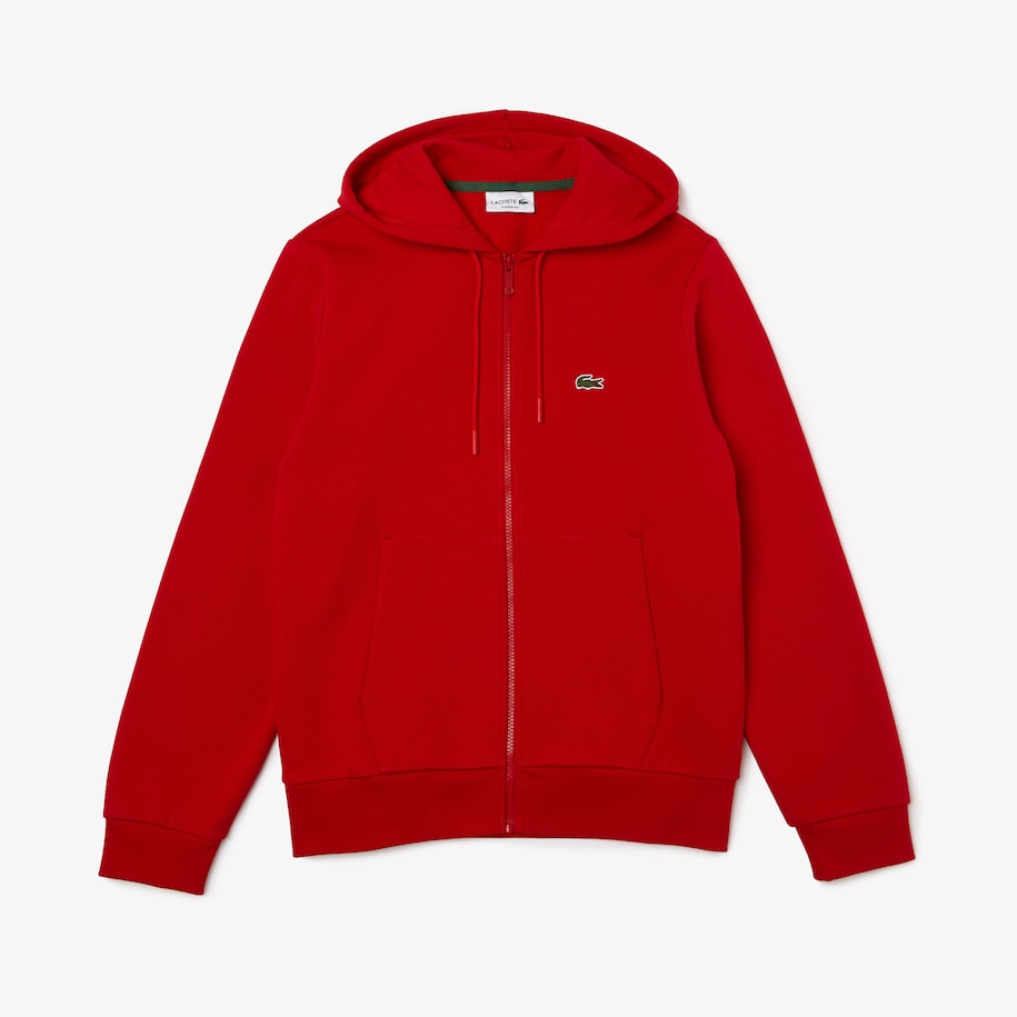 Lacoste Men's Fleece Long Sleeve Zipped Hoodie