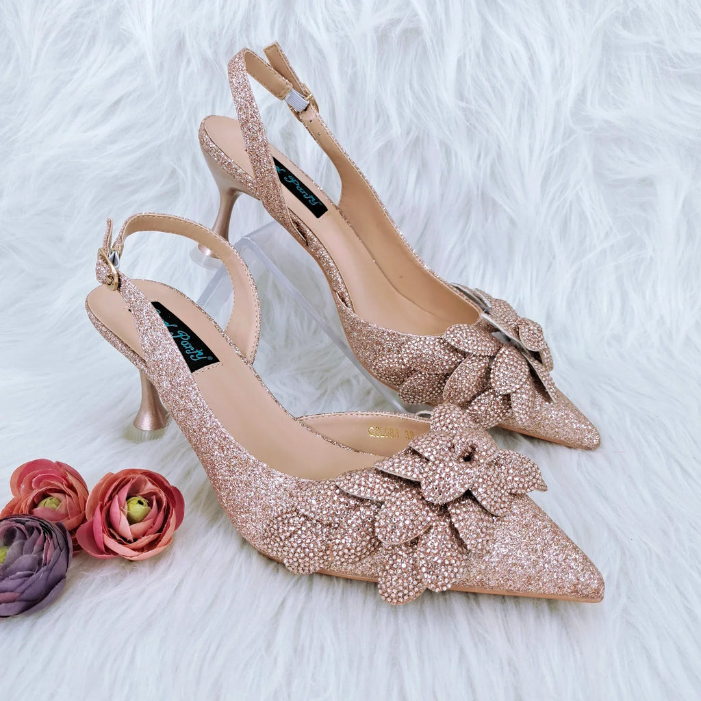 Latest Ladies Bag and Shoes Set EDN106
