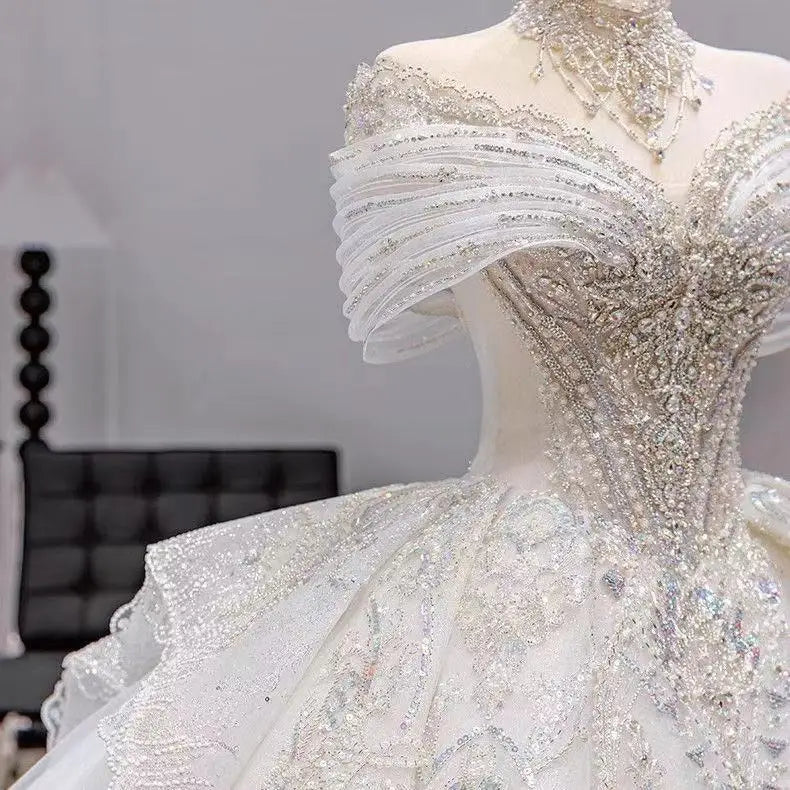 New Luxury Bridal Gown EDL675