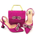 Latest Ladies Shoes and Matching Bag Set ED1-9