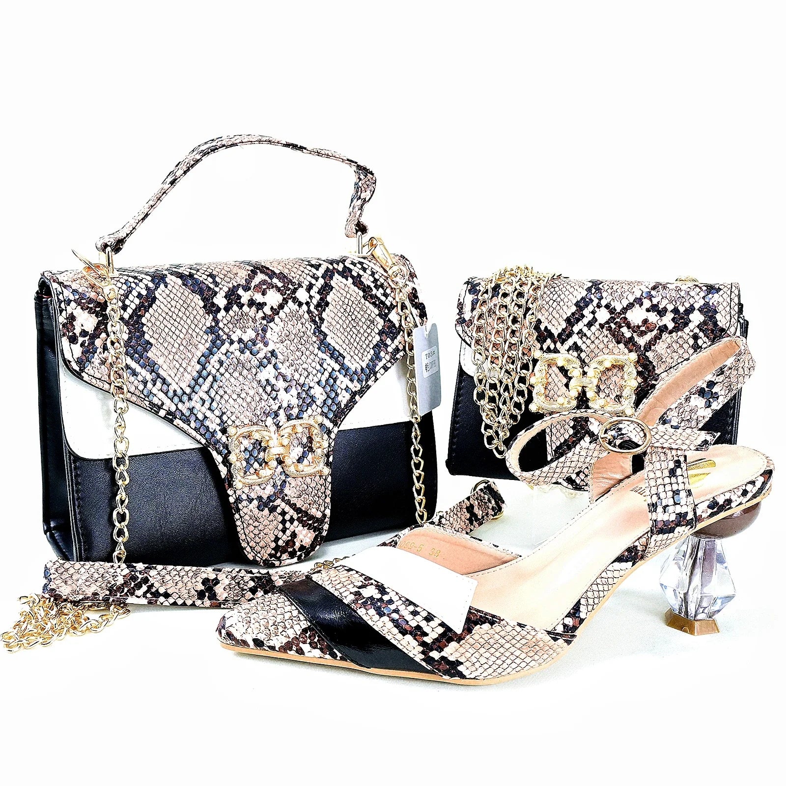 New Ladies Shoes And Bag Matching Set HRT1-37