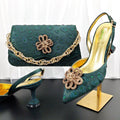 Classic Matching High Heels And Bag Set