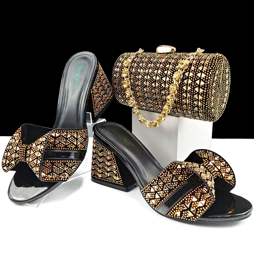 High Quality Ladies Shoes And Bags Set HJJ1-10