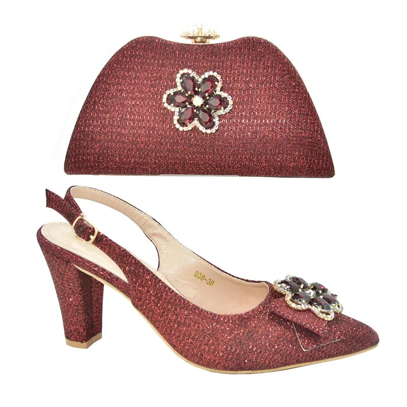 Latest Shoes and Bag Set African Sets NBG45