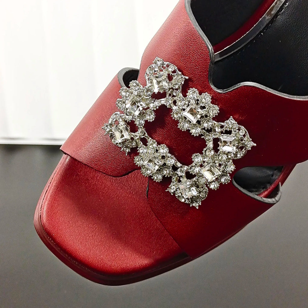 Latest Women Summer Toe Shoes and Bag Set ED135