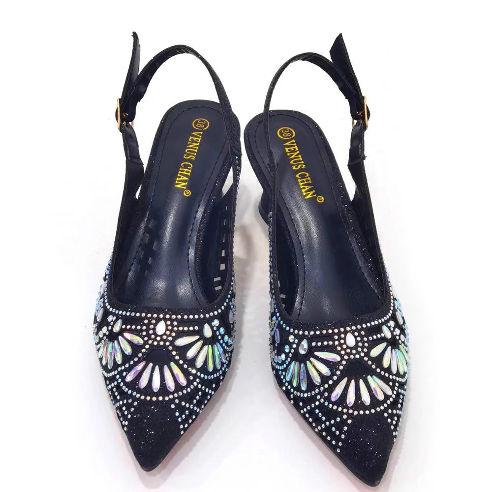 Elegant Ladies Shoes and Bag Set WEQ34