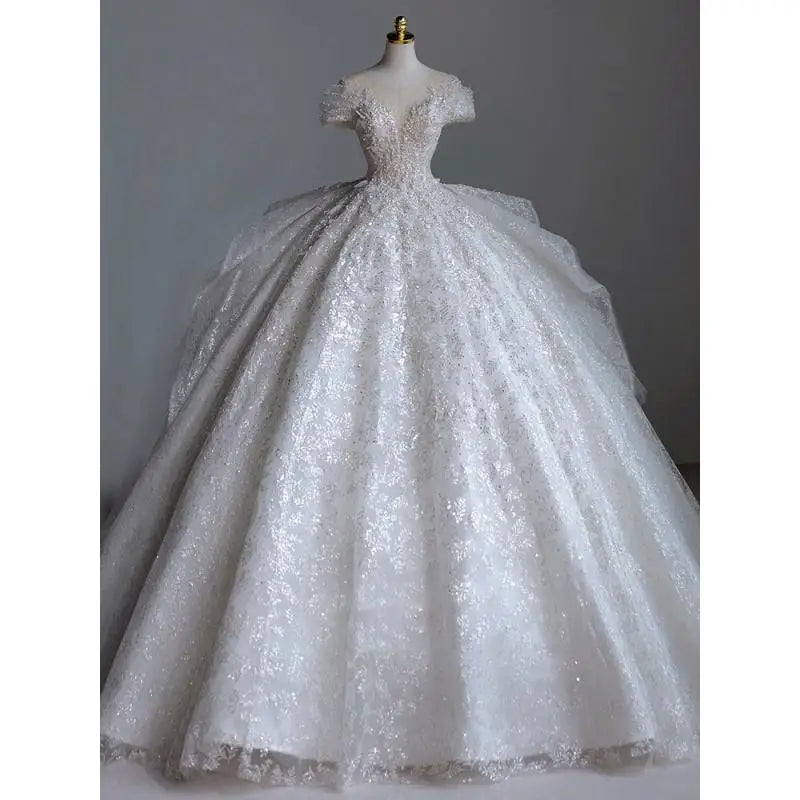 High-end French Wedding Gown EDW216