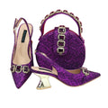 Newest Style Platform Shoes and Matching Bag Set JH654