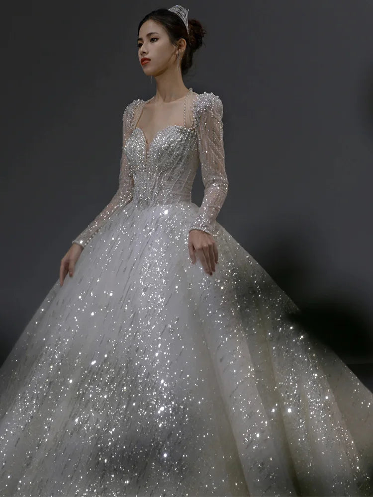 Latest Classic Wedding Gown EDW356