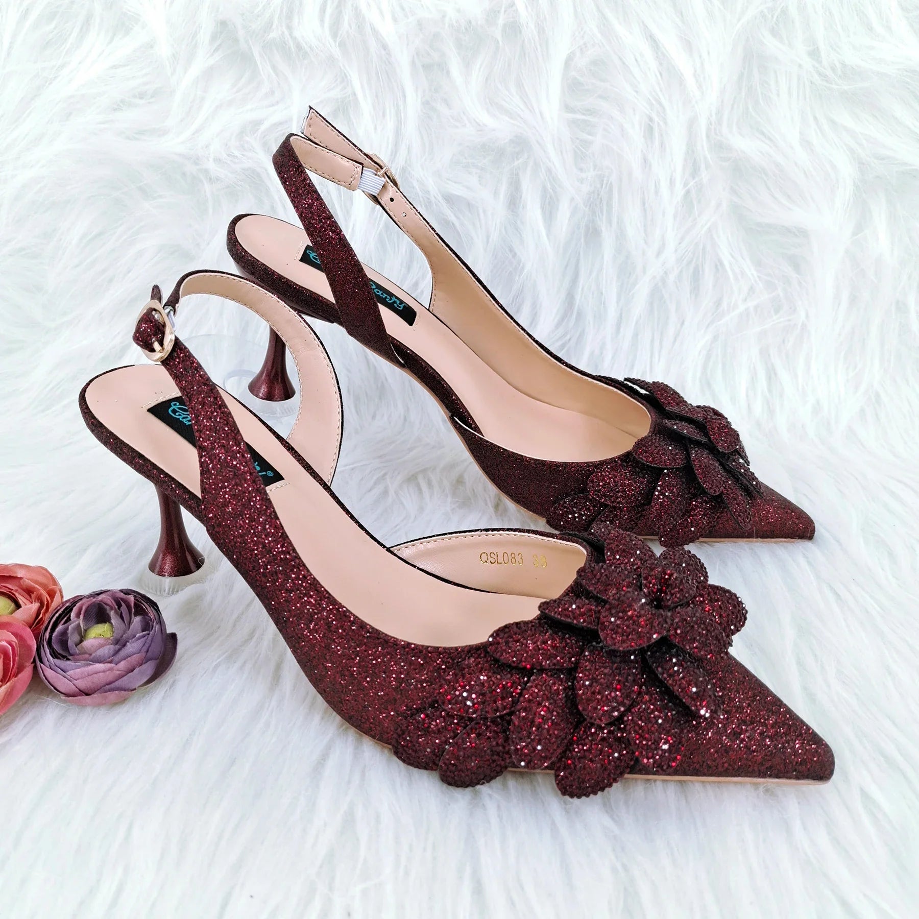 Latest Ladies Bag and Shoes Set EDN106
