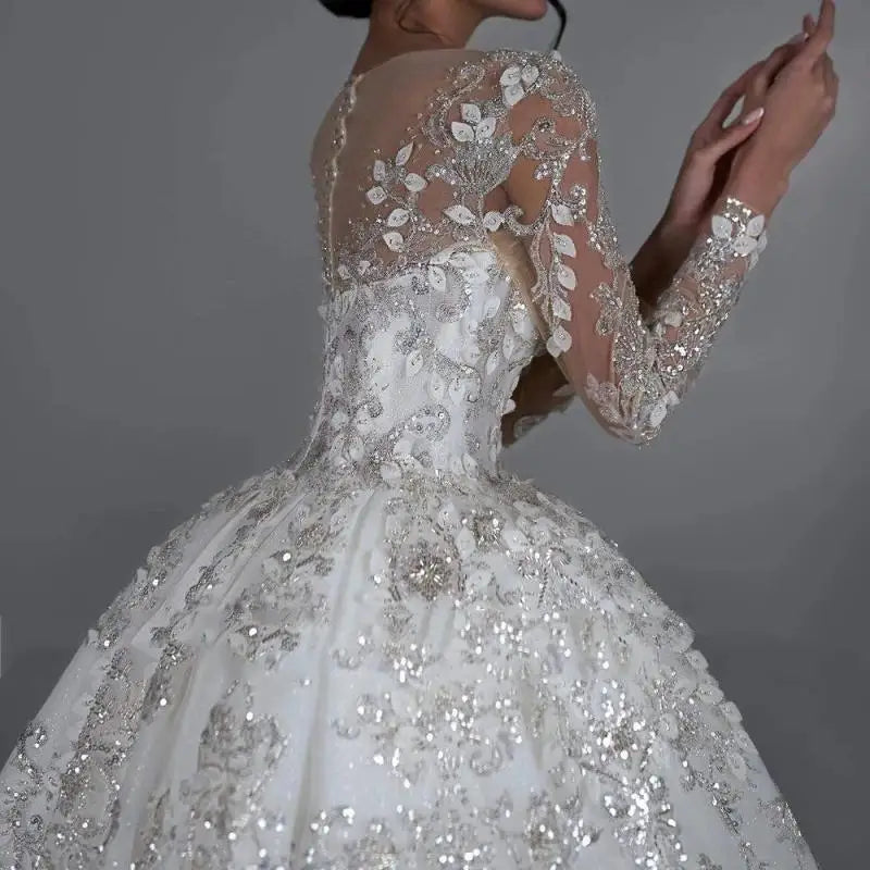 Luxe Embellished Ball Gown EDW231