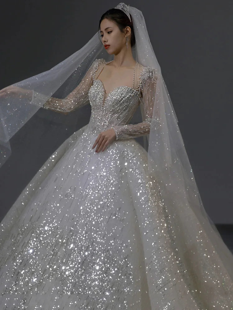 Latest Classic Wedding Gown EDW356