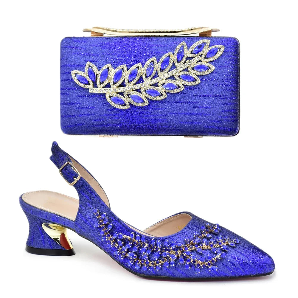 Latest Italian Shoe and Bag Set GBH56