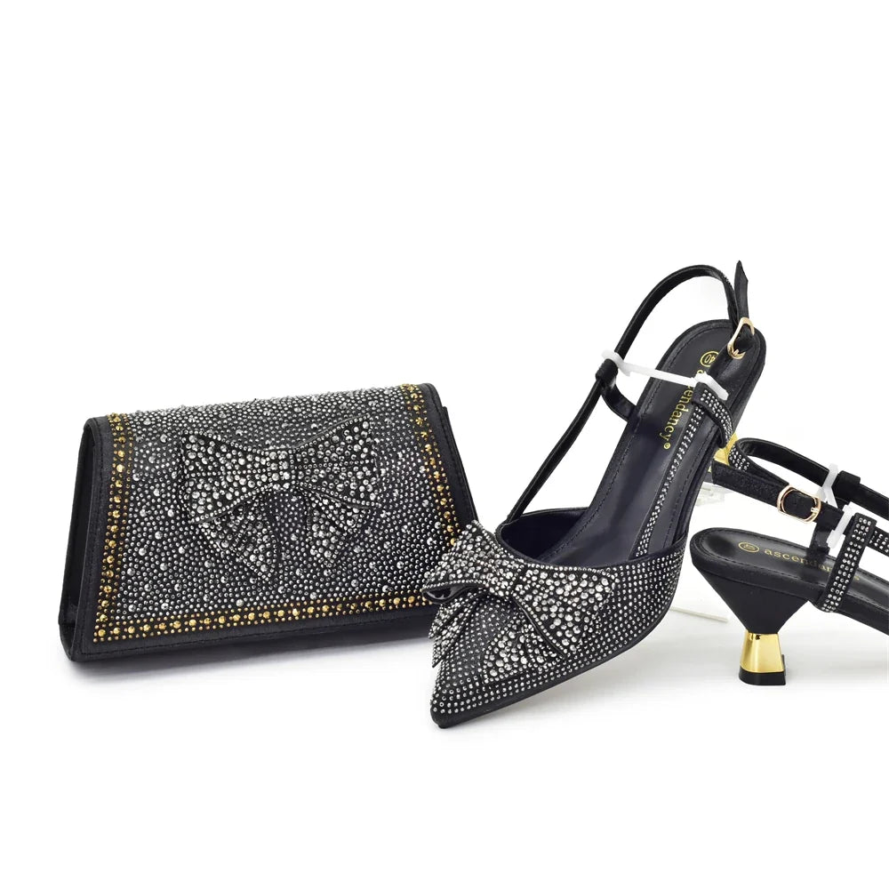 Italian Shoes And Bag Sets For Evening Party EDHFG1-1