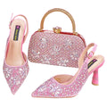 Luxury Handmade Shoes and Clutch Bag Set for Women FGR43