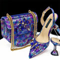 Italian Fuchsia Shoes And Bag Sets ED1990
