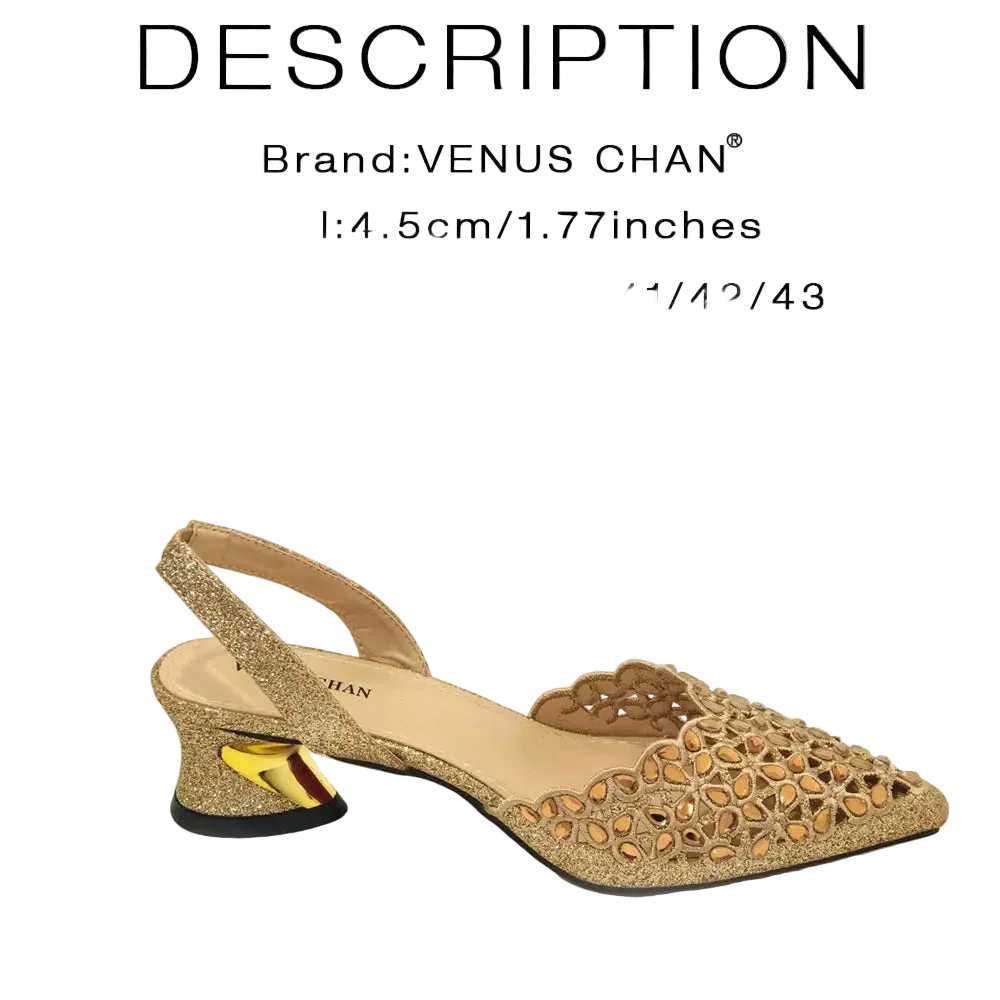 New Low Heel Pointed-Toe Shoes and Bags Set