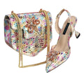 New Ladies Heels And Matching Bag Set EDNBG54