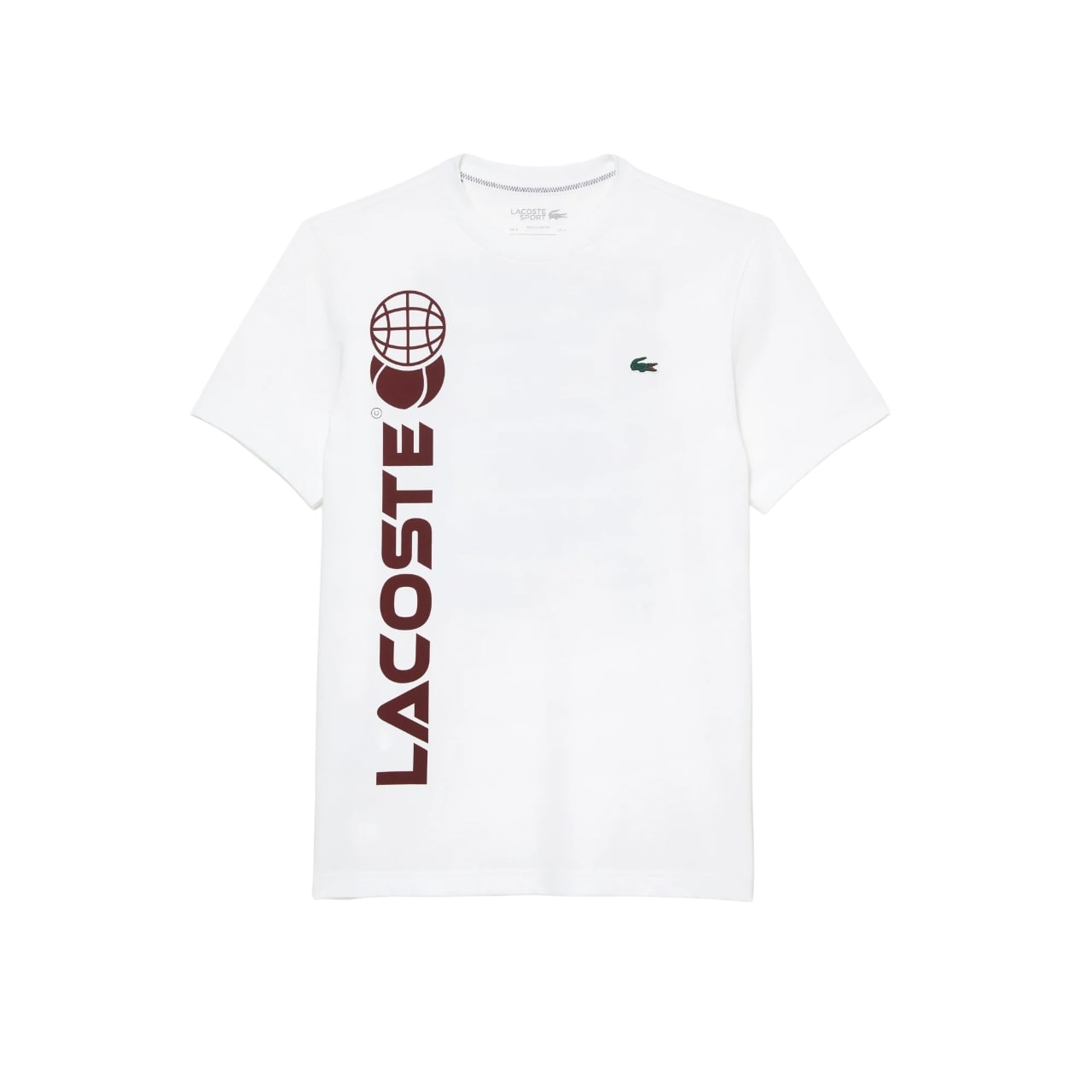 Lacoste Men's Short Sleeve Graphic Tennis Performance T-Shirt 